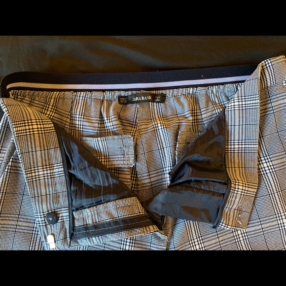 Zara Basic Women’s gray lining polyester skinny crop pull on dress pants. - Picture 10 of 11